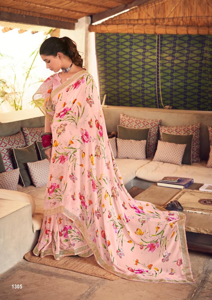 Kashvi Madhuri Latest Designer Ethnic Wear Georgette Saree Collection